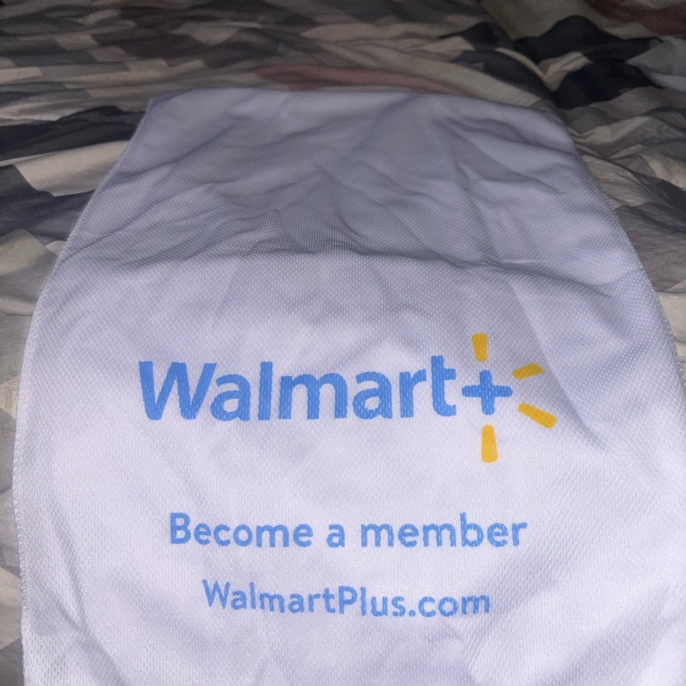 Walmart White Promotional Towel